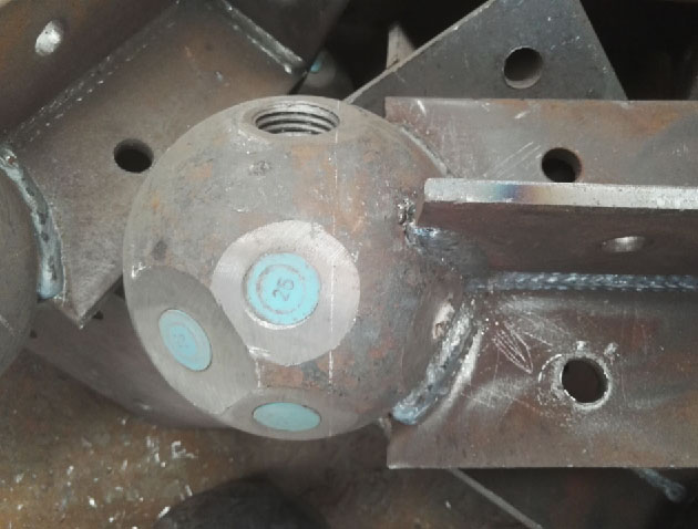 阿勒泰螺栓球球塞，网架配件